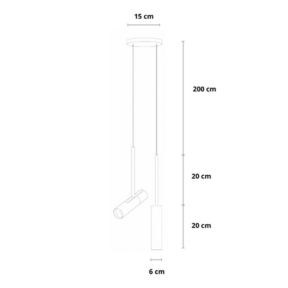Stylish LED Hanging Bedroom Light