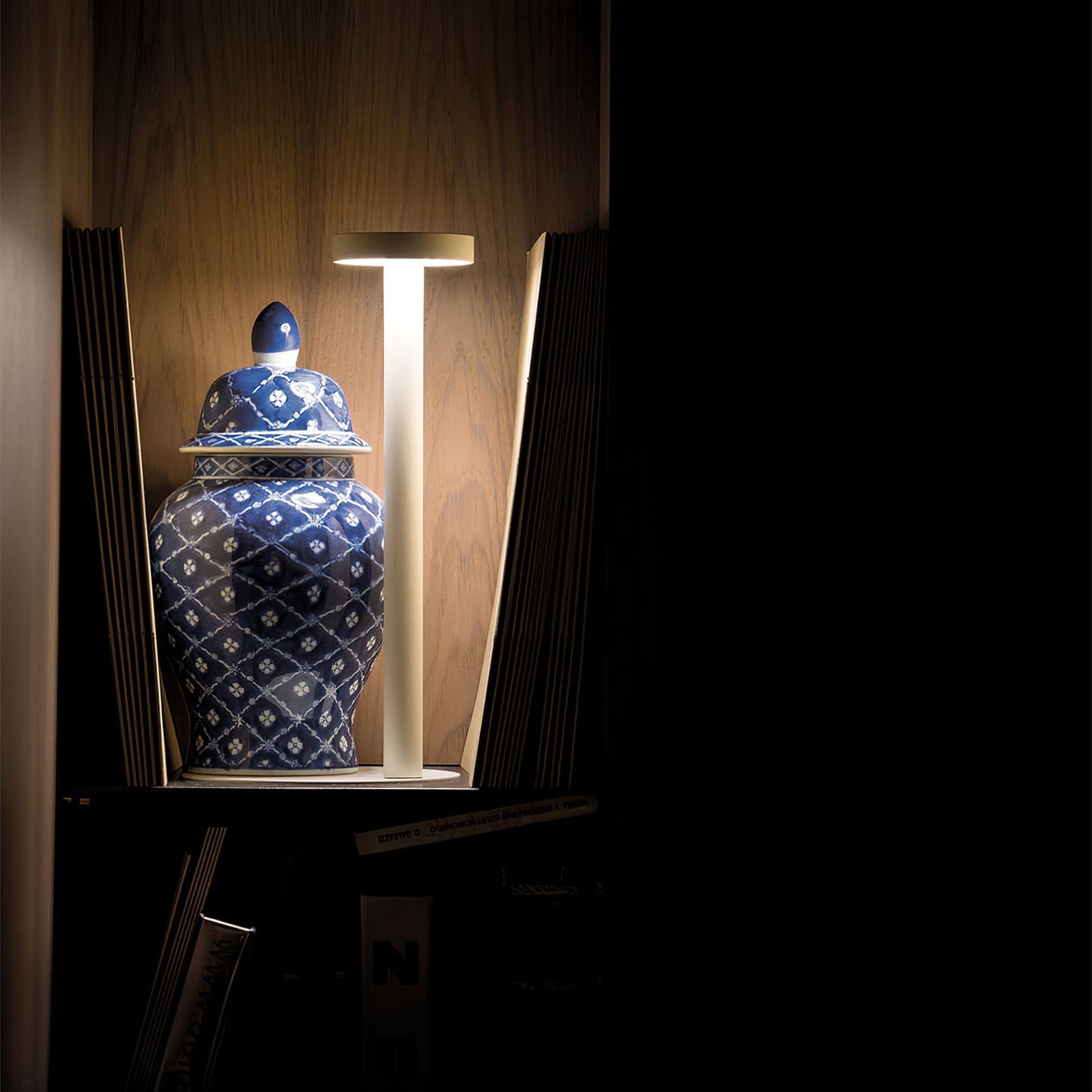 Compact Portable Table Lamp with Magnetic Base