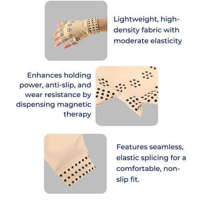 Thermal Fingerless Gloves for Arthritis Pain Relief