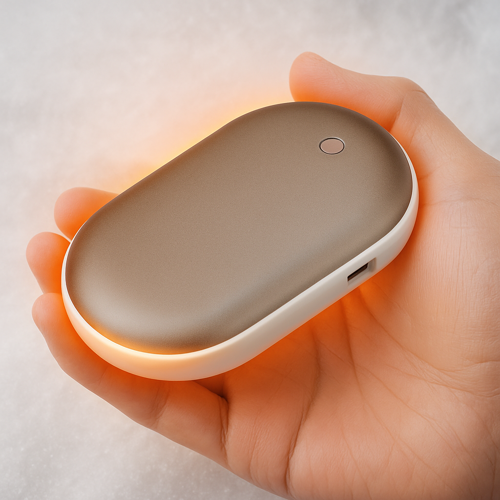 ThermaGo | Rechargeable Hand Warmer – Dual-Function Power Bank for Outdoor Comfort 9