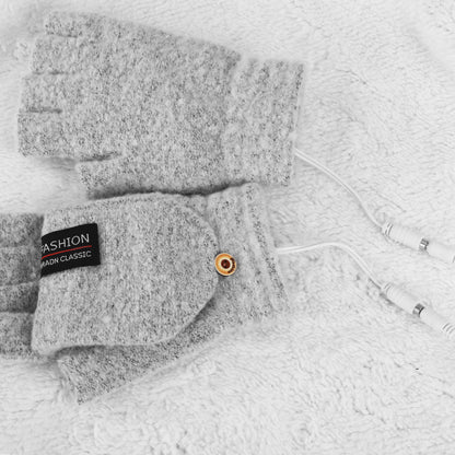 ThermaWool | Cozy Dual-Sided Heated Gloves for Women with USB Connectivity 1