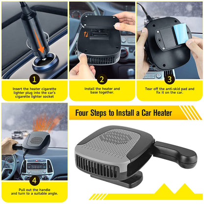 ThermoBlaze | Efficient Portable 12V Car Heater and Dehumidifier 2