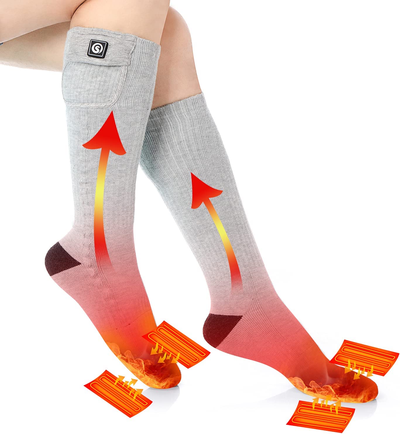 ThermoSocks | Premium Rechargeable Heated Socks for Men and Women 9