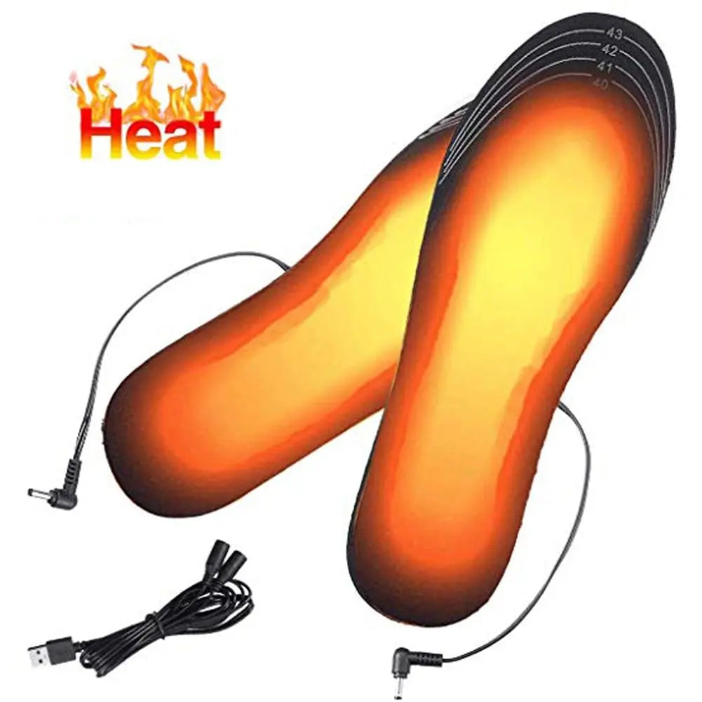Warm Custom USB Heated Insoles for Comfortable Feet - Fesara