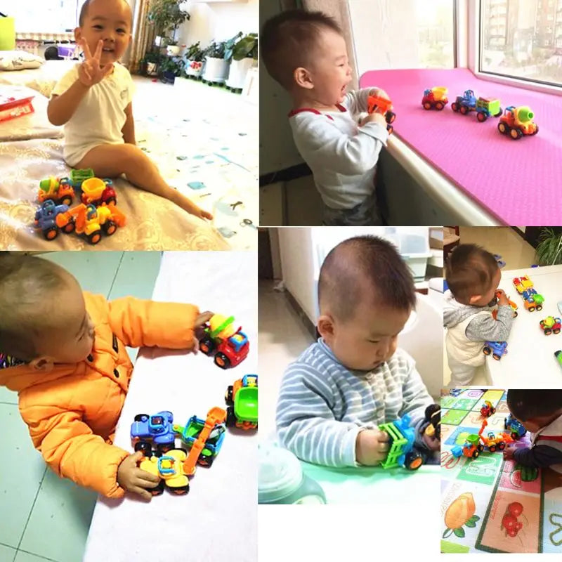 Vibrant Toy Building Trucks