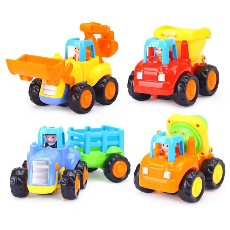 Vibrant Toy Building Trucks