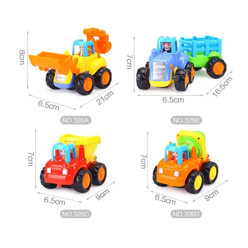 Vibrant Toy Building Trucks