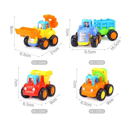 Vibrant Toy Building Trucks