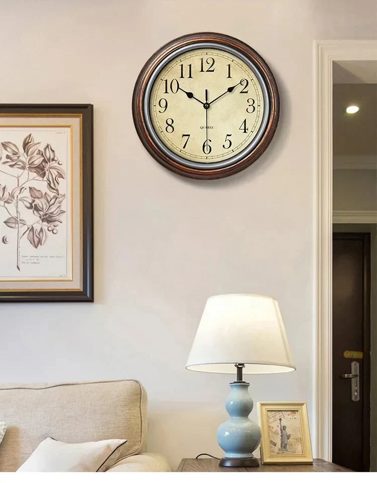 TimberCraft | Elegant Classic Wooden Wall Clock for Home Décor 1