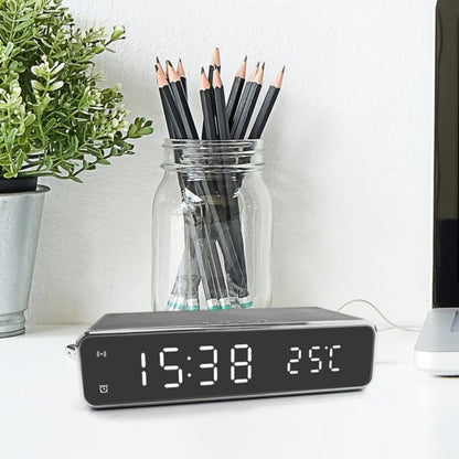 Smart LED Clock with Wireless Charger - Fesara