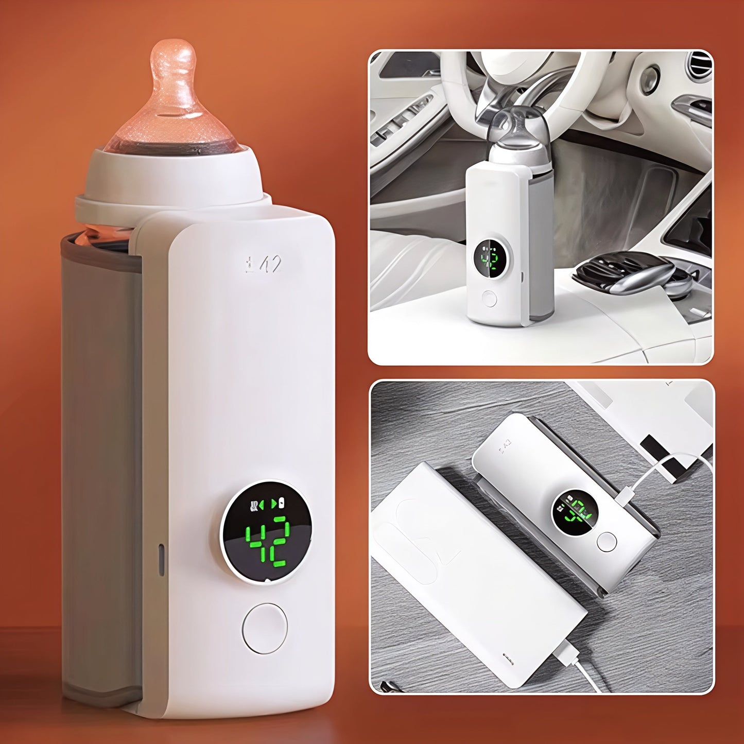 TinyTherm | Travel Baby Bottle Warmer – Compact & USB Powered Milk Heater 5