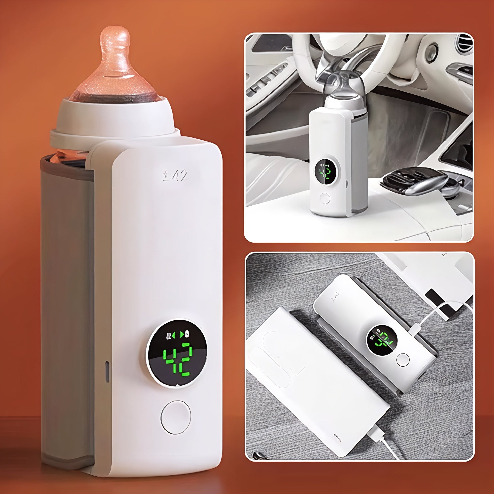 TinyTherm | Travel Baby Bottle Warmer – Compact & USB Powered Milk Heater 5