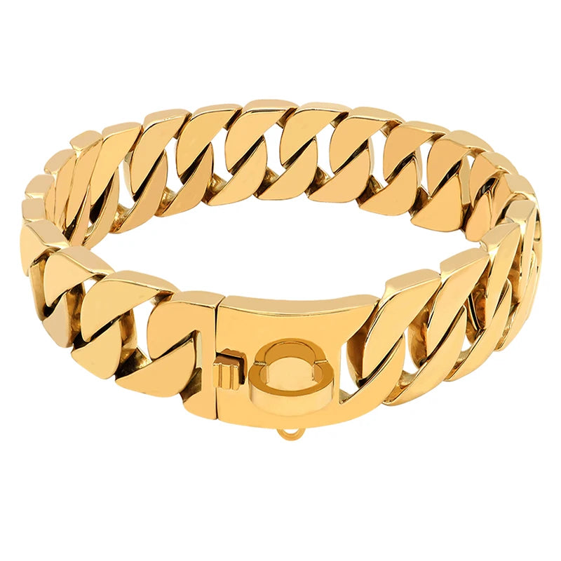 Strong Durable Metal Dog Collar for Big Dogs