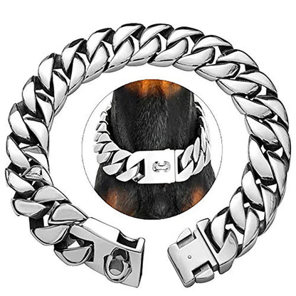 Strong Durable Metal Dog Collar for Big Dogs