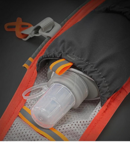 Lightweight Running Water Backpack - 2 Bottle Pouches