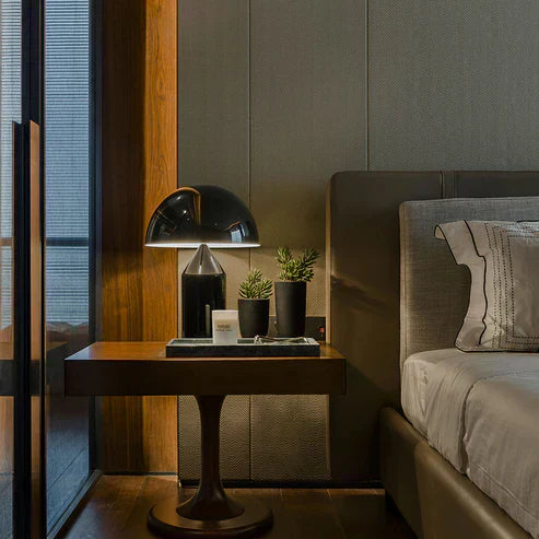 Contemporary Gold Dome LED Desk Lamp 3-Light