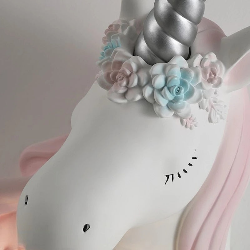 Colorful Unicorn Kids Wall Lamp - Fun Soft Lighting