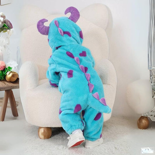 Cozy Animal Onesie for Baby, Soft Cotton Jumpsuit - Fesara