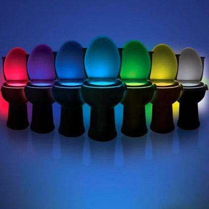 Automatic LED Toilet Nightlight - Motion Sensor Glow Bowl