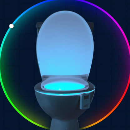 Automatic LED Toilet Nightlight - Motion Sensor Glow Bowl