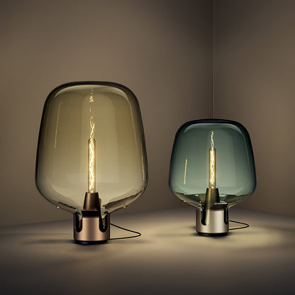 Chic Glass - Modern Table Lamp with Soft LED Light