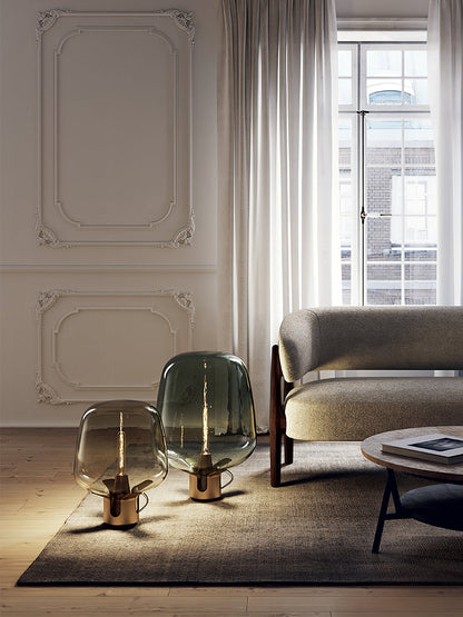Chic Glass - Modern Table Lamp with Soft LED Light