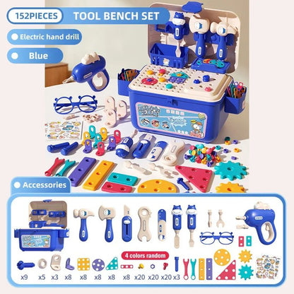 Fun 3-in-1 Kids Tool Kit Playset