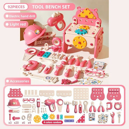 Fun 3-in-1 Kids Tool Kit Playset