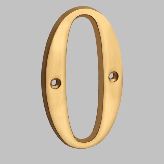 Luxury Brass Home Number Plates - Fesara