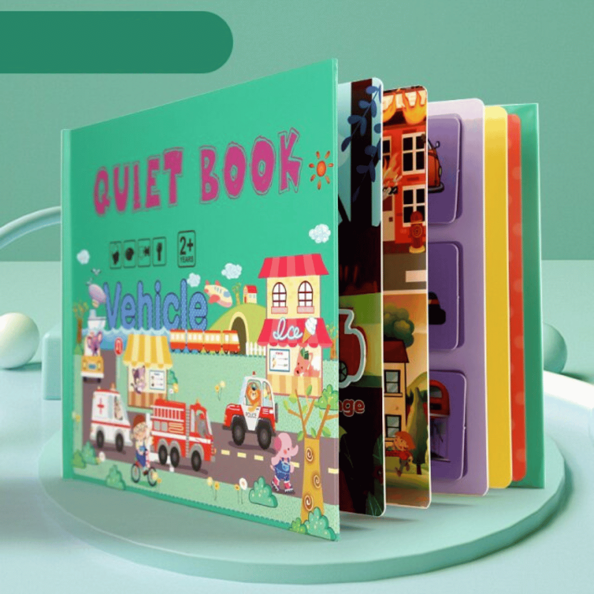 Interactive Learning Book for Kids Quiet Play
