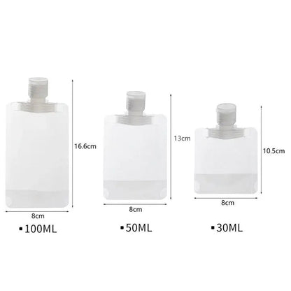 Spill-Proof Travel Bags - 10 Pack
