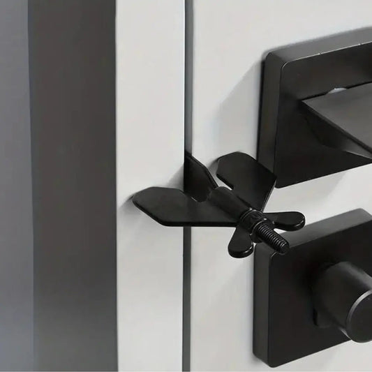 Compact Travel Door Lock - Strong Stainless Steel Security - Fesara