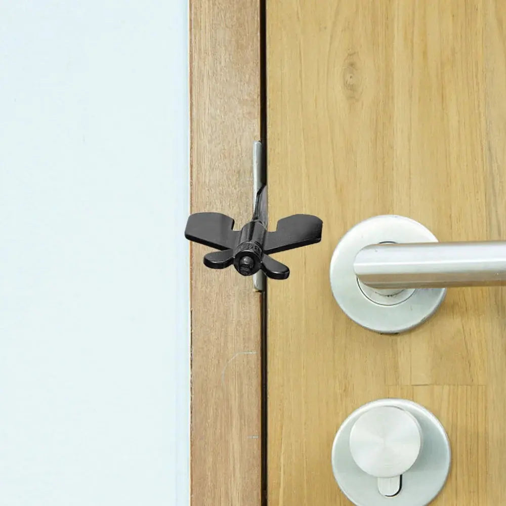 Compact Travel Door Lock - Strong Stainless Steel Security