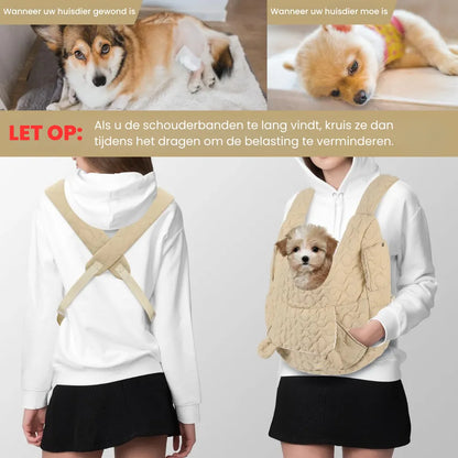 Large Pet Sling Bag - Waterproof, Portable Dog Carrier