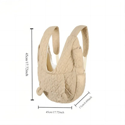 Large Pet Sling Bag - Waterproof, Portable Dog Carrier