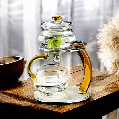 Premium Glass Teapot with Built-In Infuser - Fesara