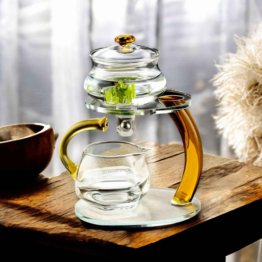 Premium Glass Teapot with Built-In Infuser - Fesara