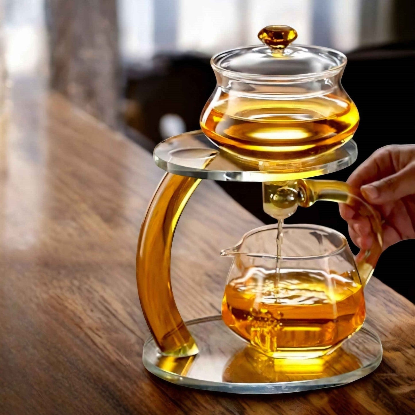 Premium Glass Teapot with Built-In Infuser