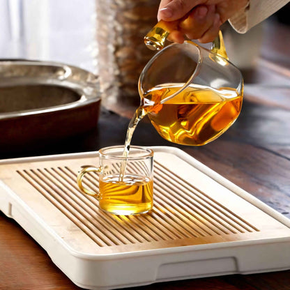 Premium Glass Teapot with Built-In Infuser