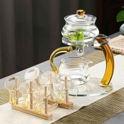 Premium Glass Teapot with Built-In Infuser