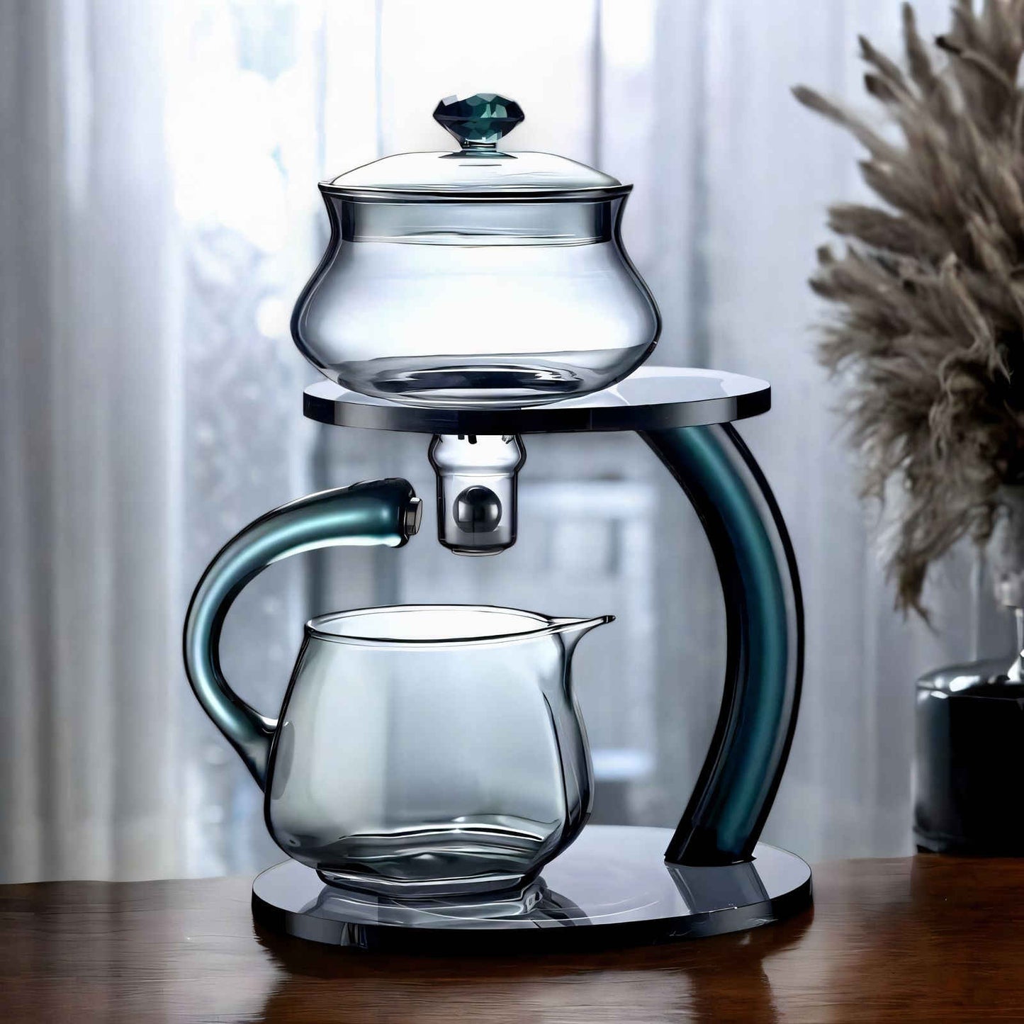 Premium Glass Teapot with Built-In Infuser