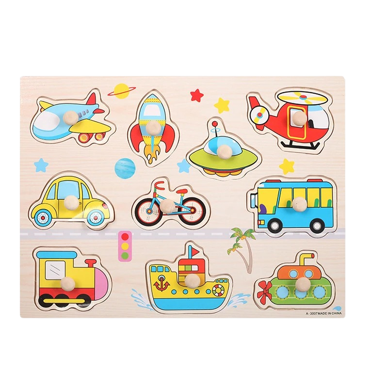 Colorful Wooden Jigsaw Puzzle