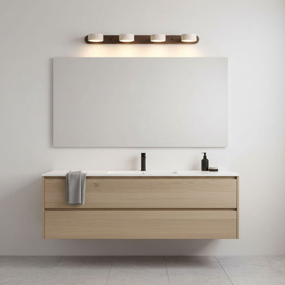 Contemporary Stone Round LED Wall Light Fixture
