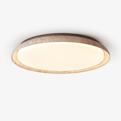 TravertineGlow | Elegant Minimalist LED Ceiling Lamp Design 9