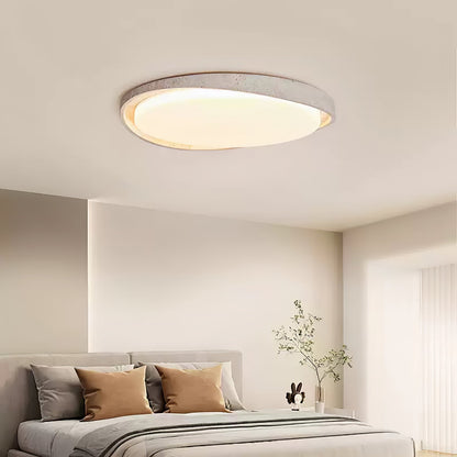 TravertineGlow | Elegant Natural Stone Ceiling Light Fixture for Modern Interiors 4
