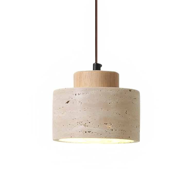 Pendrel | Luxury Marble Look Hanging Lamp - Fesara