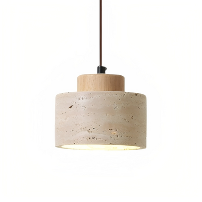 Pendrel | Luxury Marble Look Hanging Lamp - Fesara