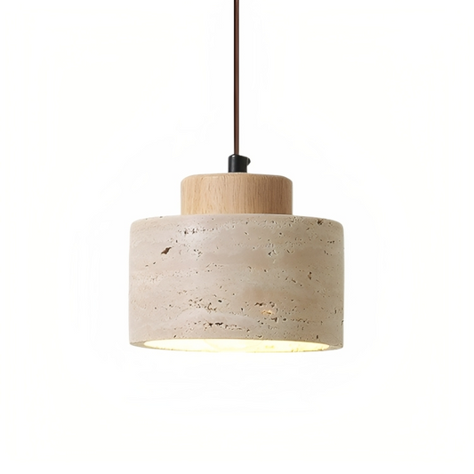 Pendrel | Luxury Marble Look Hanging Lamp - Fesara