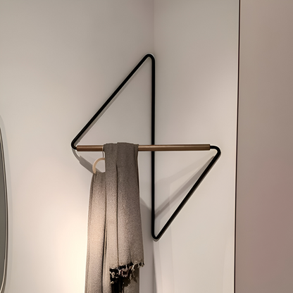 Space Saving Metal Coat Rack with Storage - Fesara