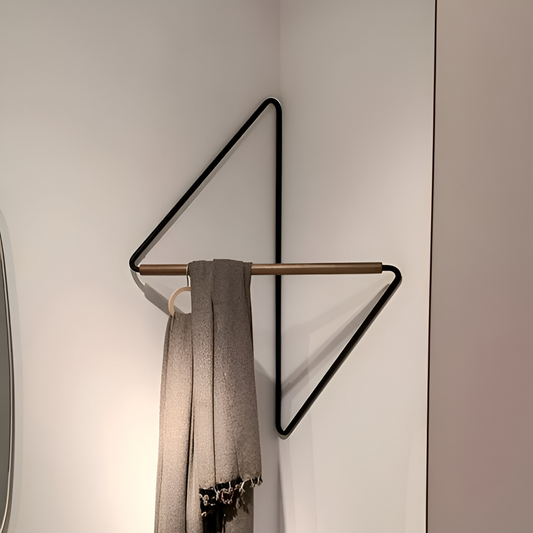 Space Saving Metal Coat Rack with Storage - Fesara